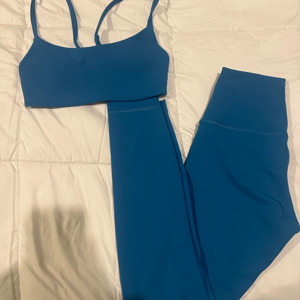 Lululemon Wunder Train Set - Hawaiian Blue